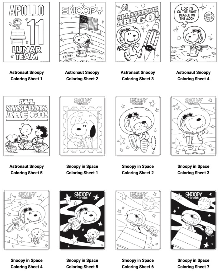 The peanuts gang free snoopy coloring pages activities for kids kids activities blog