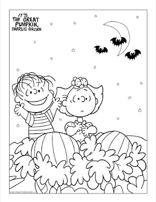 Cindy derosier my creative life coloring linus and sally awaiting the great pumpkin