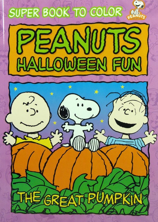 Peanuts halloween fun coloring book