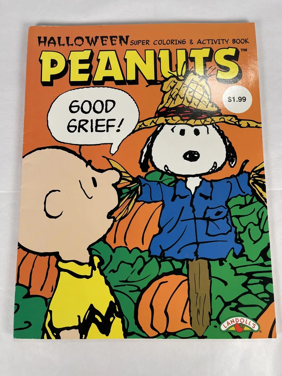 Halloween peanuts snoopy coloring book