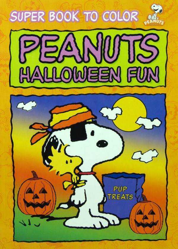 Peanuts halloween fun coloring book