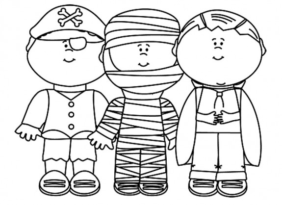 Free printable halloween coloring pages