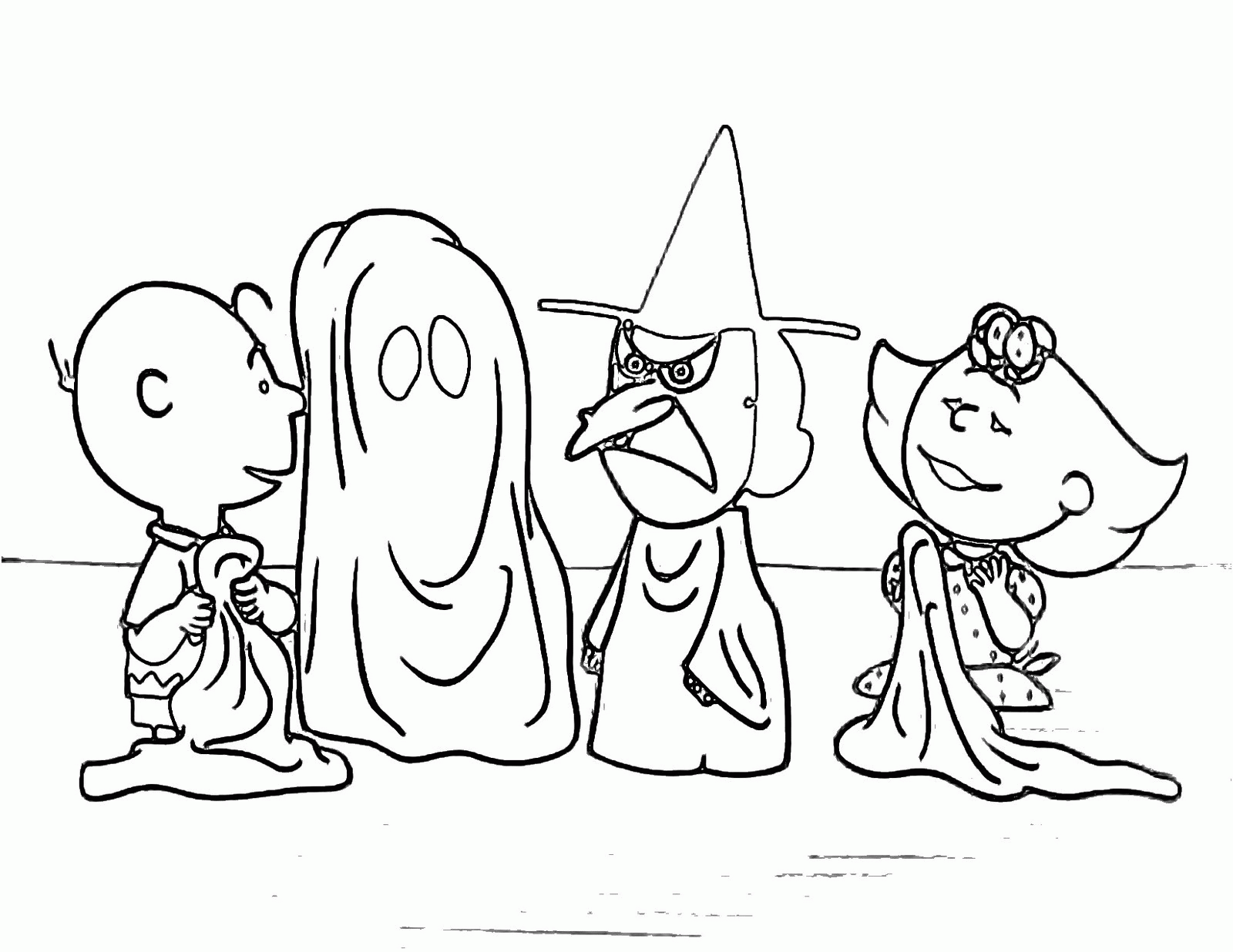 Its the great pumpkin charlie brown coloring pages