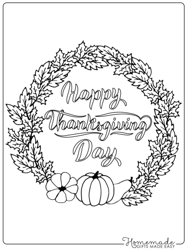 Free printable thanksgiving coloring pages for adults