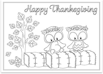 The invite lady thanksgiving coloring cards fall autumnturkey gobble coloring pages assorted printed cards count office products