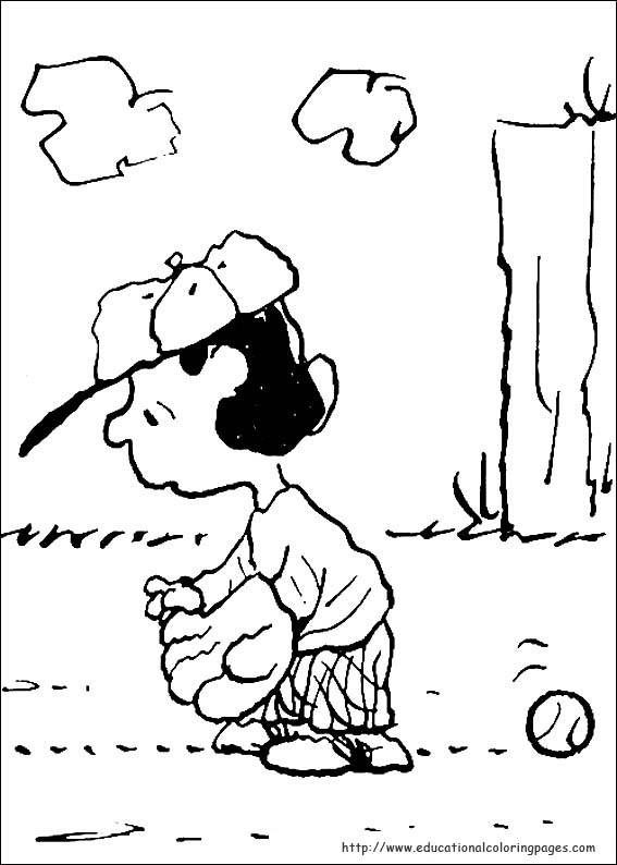 Snoopy coloring pages