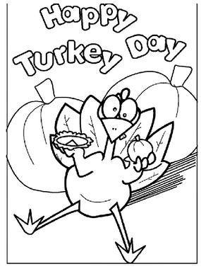 Free thanksgiving coloring pages