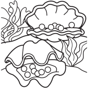 Pearls coloring page coloring book coloring pages coloring books moana coloring pages