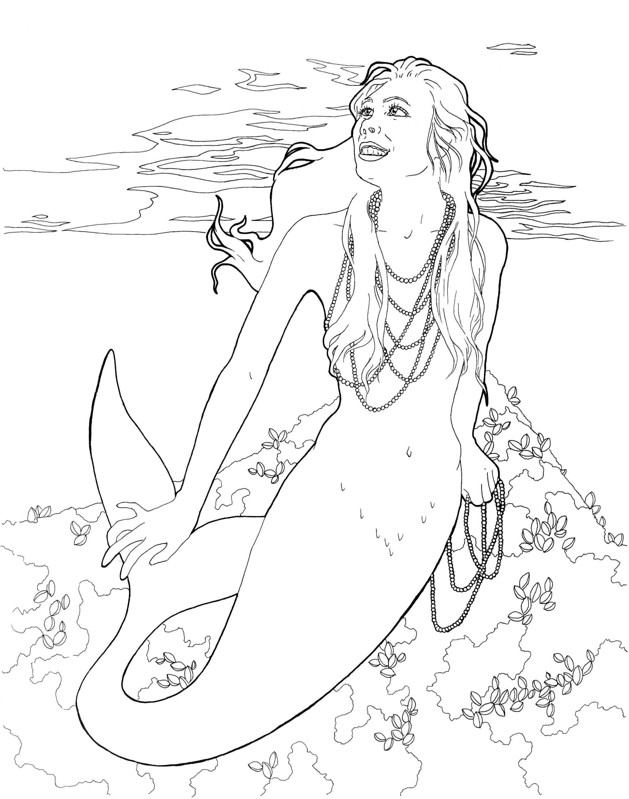 Pearl diving coloring page â norma sue oneil