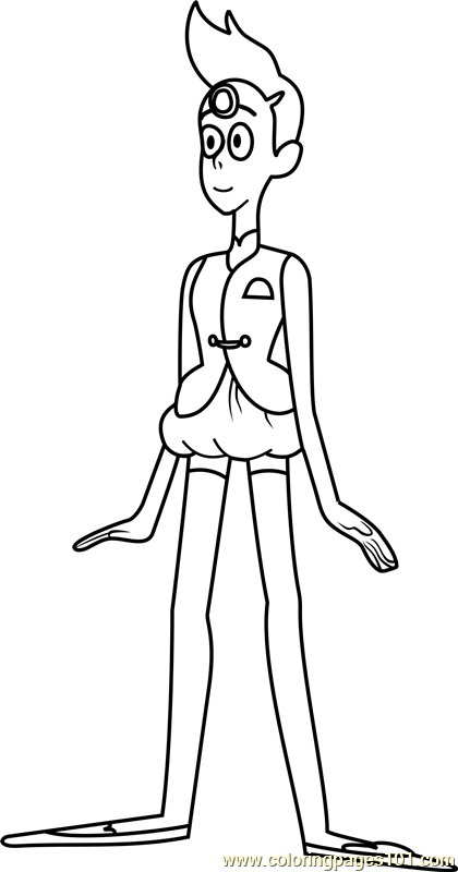 Pearl steven universe coloring page for kids