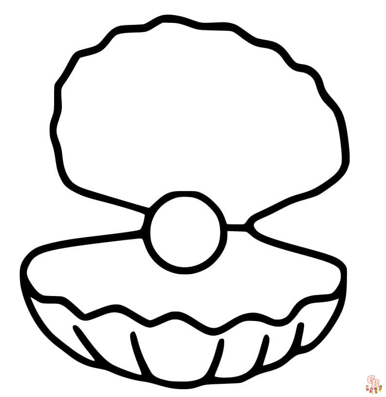 Pearl plates coloring pages printable and free