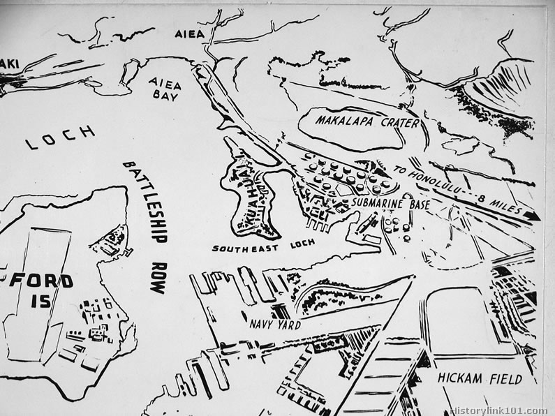 Pearl harbor map