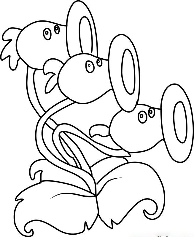 Plants vs zombies coloring pages printable for free download