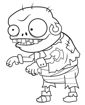 Plants vs zombies coloring pages