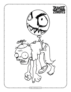 Plants vs zombies coloring pages