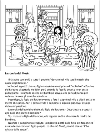 Bambini e giovani nella bibbia libro da colorare pdf