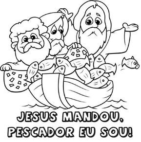 Resultado de imagem para denhos para colorir pedro tiago e joão no barquinho pescadores de homens denhos biblicos infantil denho evangãlico infantil