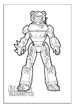 Printable fortnite coloring pages explore first and second season characters