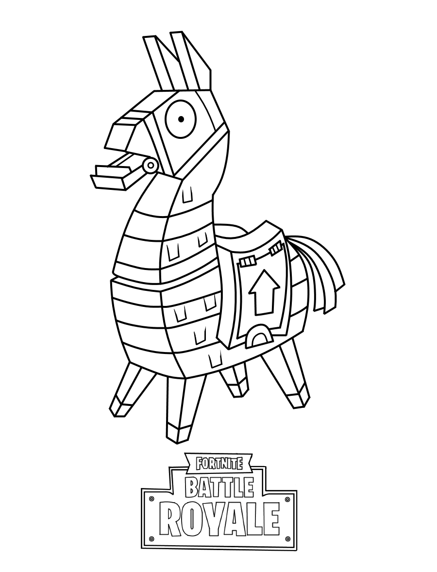 Free printable llama coloring pages pdf