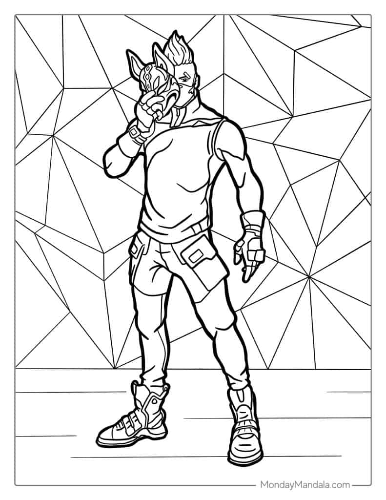 Fortnite coloring pages free pdf printables