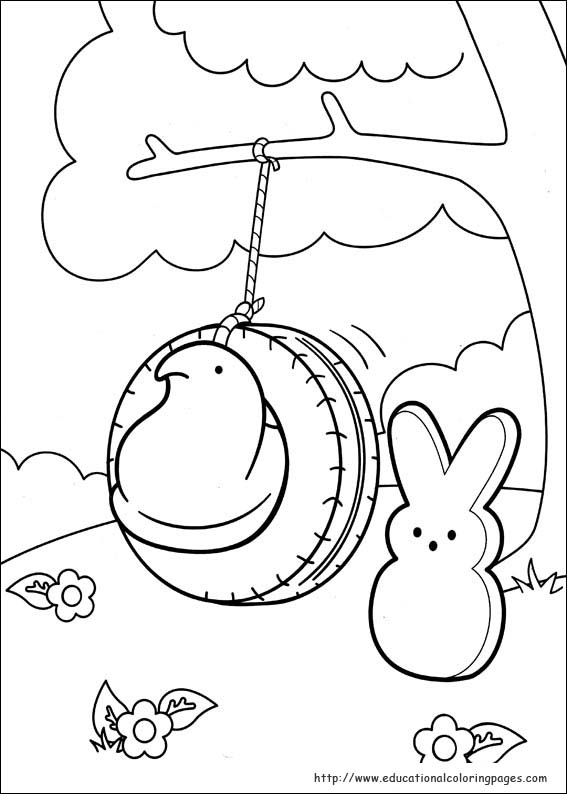 Peeps coloring pages