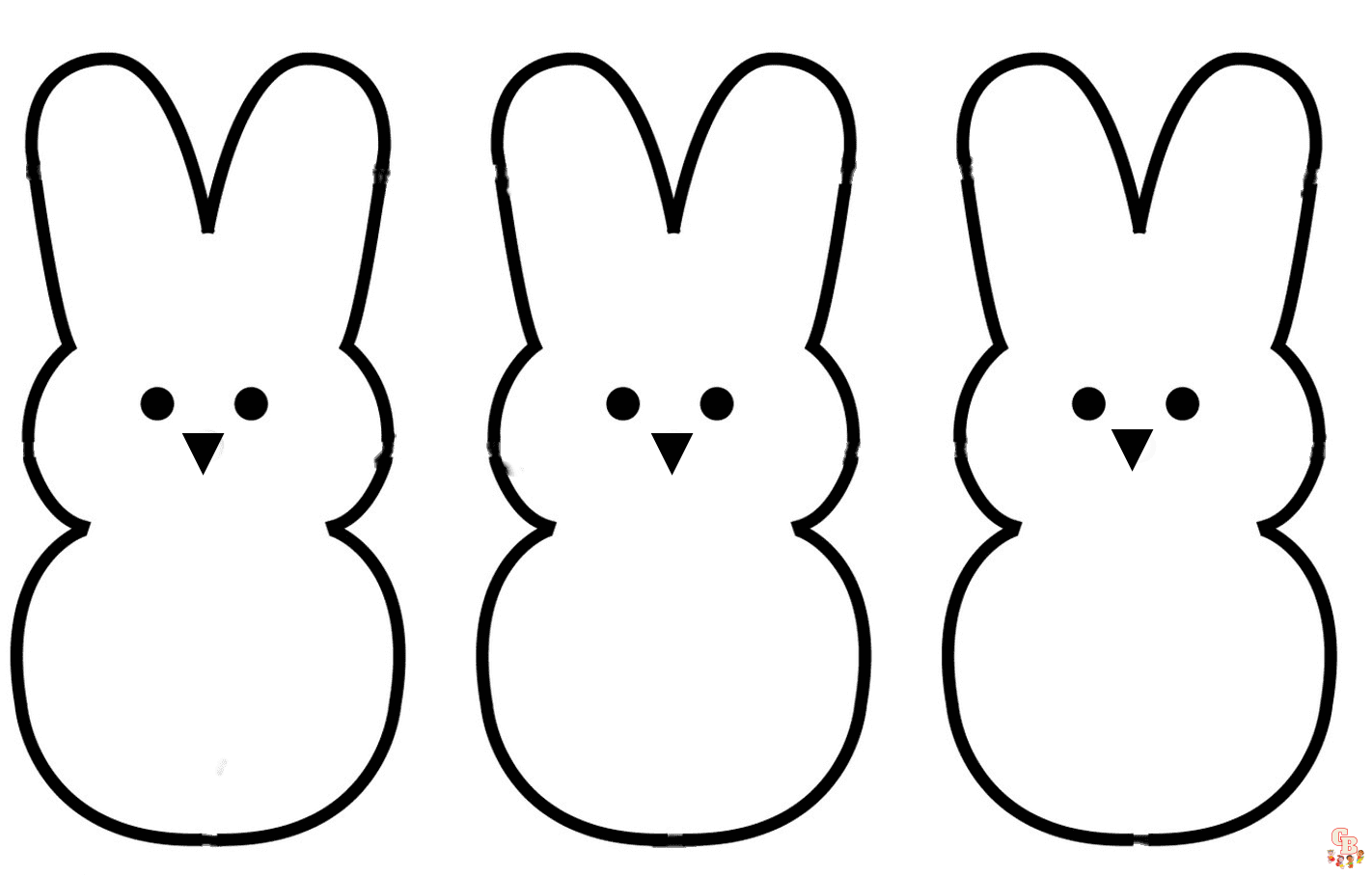 Prinatble peeps coloring pages free for kids and adults