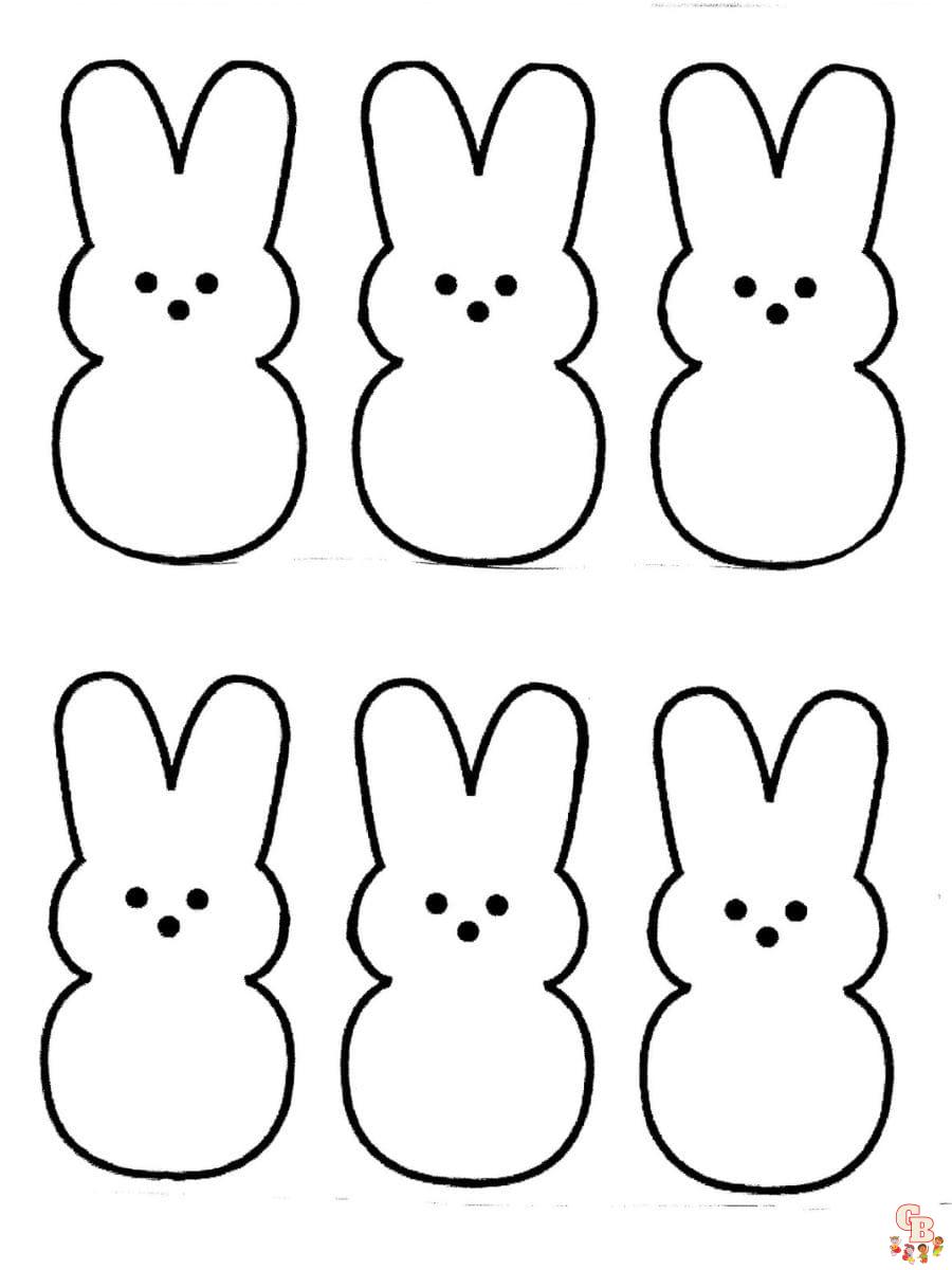 Prinatble peeps coloring pages free for kids and adults