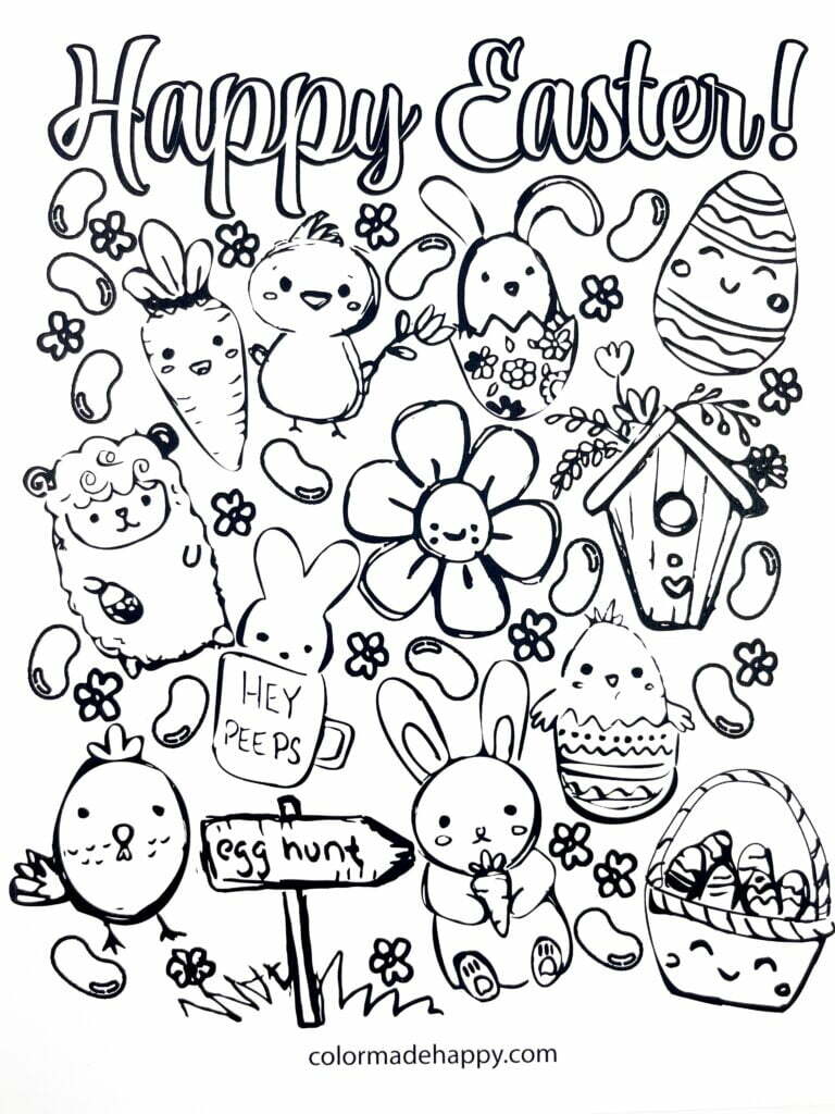 Free printable easter coloring pages