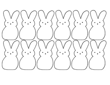 Peeps easter coloring pages by miss katys shop tpt