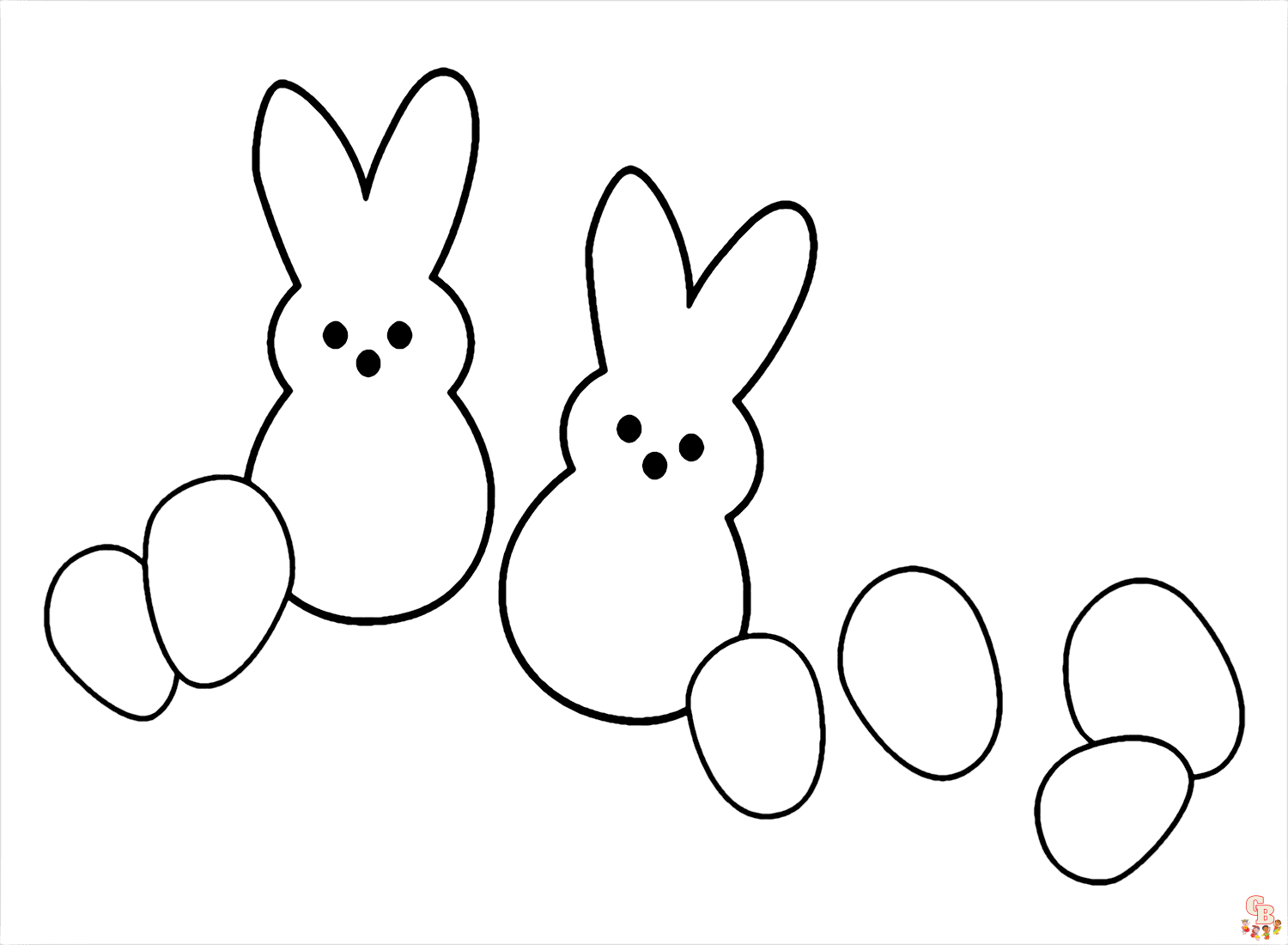 Prinatble peeps coloring pages free for kids and adults