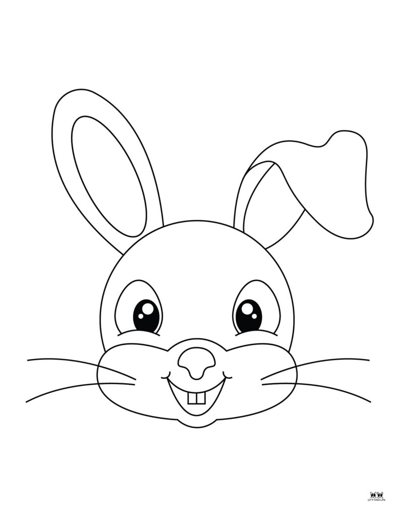 Easter bunny coloring pages