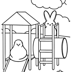 Peeps coloring pages printable for free download