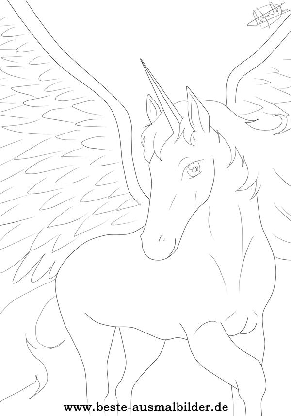 Pegasus ausmalbild