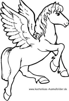 Malvorlage pegasus pferd malvorlagen pfer malvorlage einhorn einhorn bilr