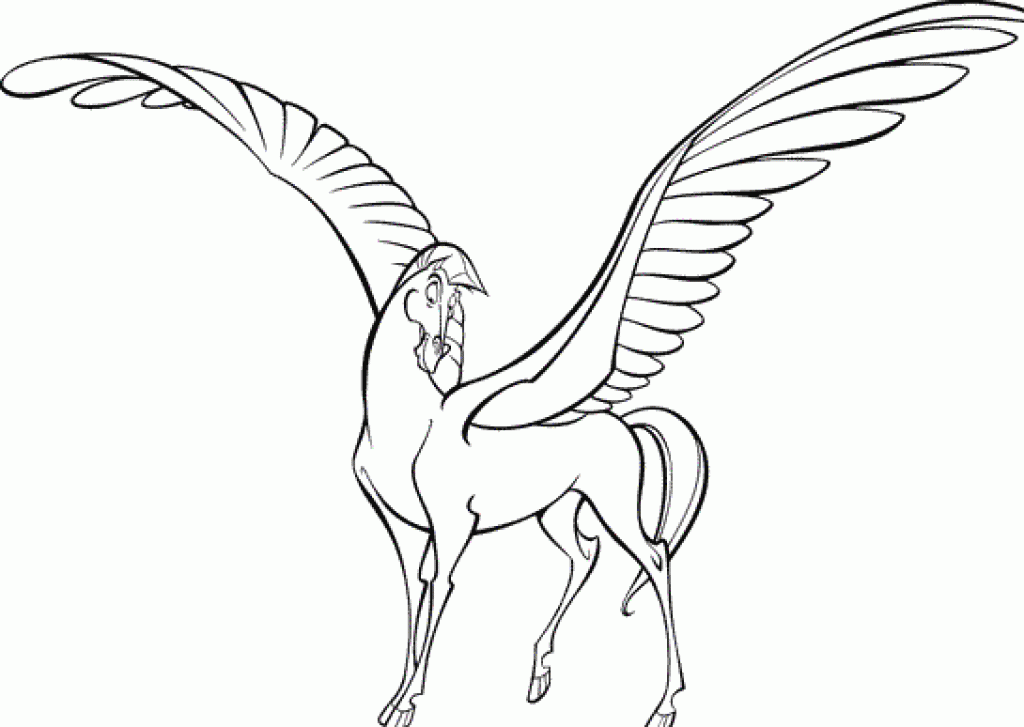 Free printable pegasus coloring pages for kids disney coloring pages coloring pages for kids pegasus drawing