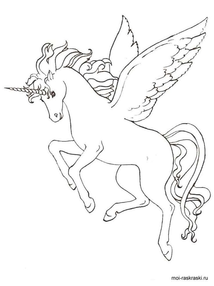 Pegasus loring pages pãginas para lorear caballos pãginas para lorear de animales dibujos de unirnios