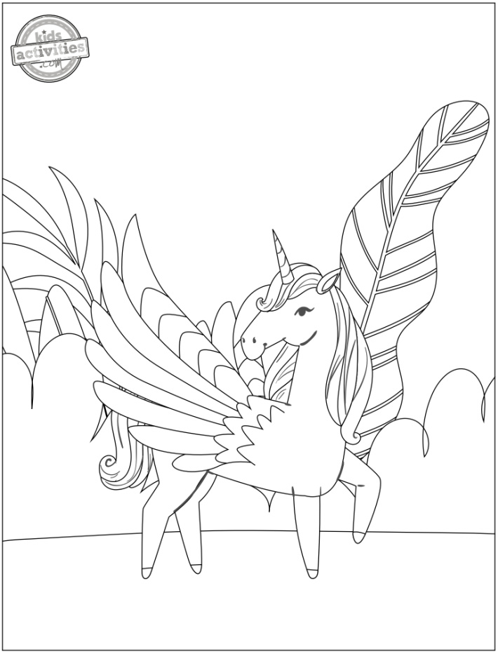 Magical unicorn coloring pages for kids kids activities blog