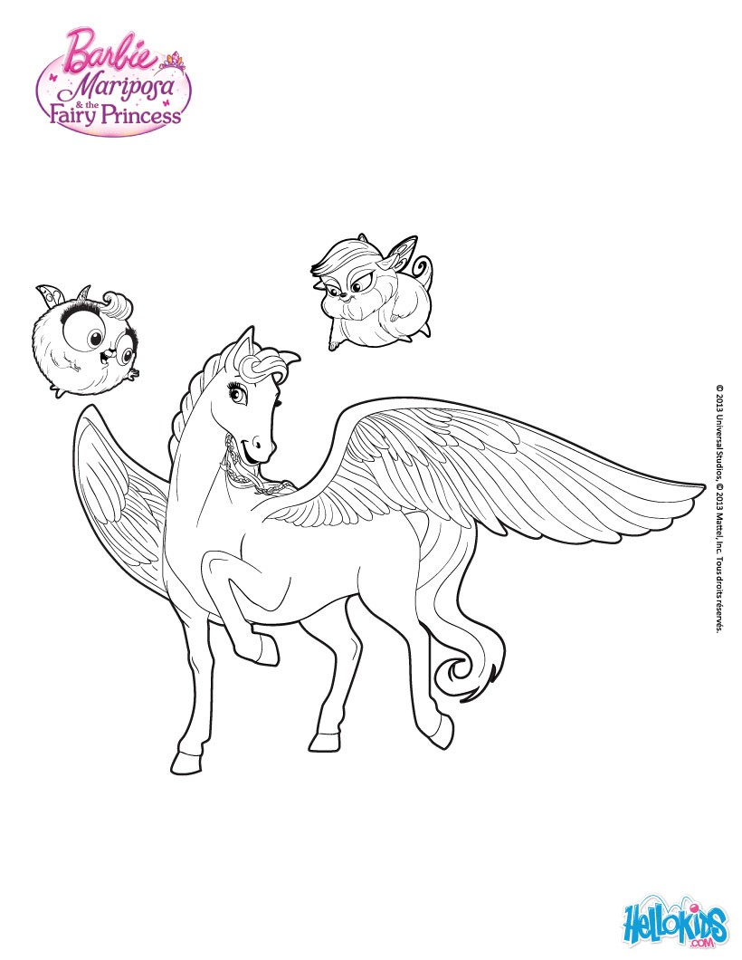 Sylvie catanias pegasus coloring pages