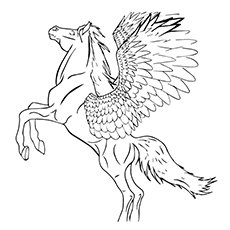 Top free printable pegasus coloring pages for toddlers