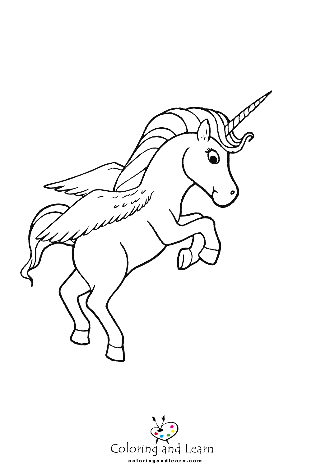 Pegasus coloring pages