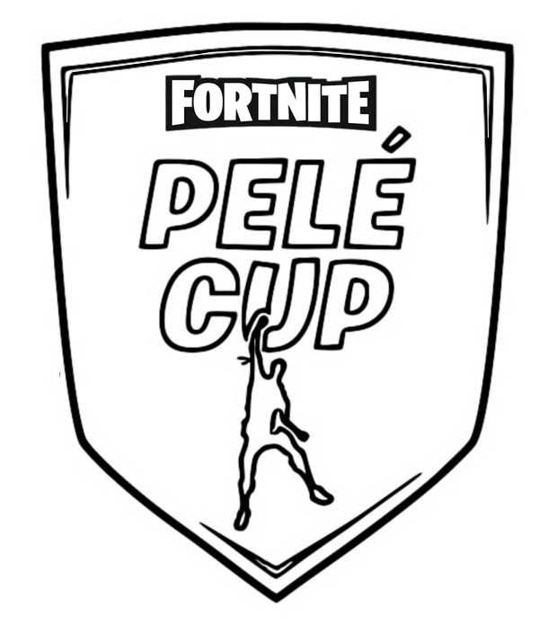 Coloring page fortnite soccer pelãs cup