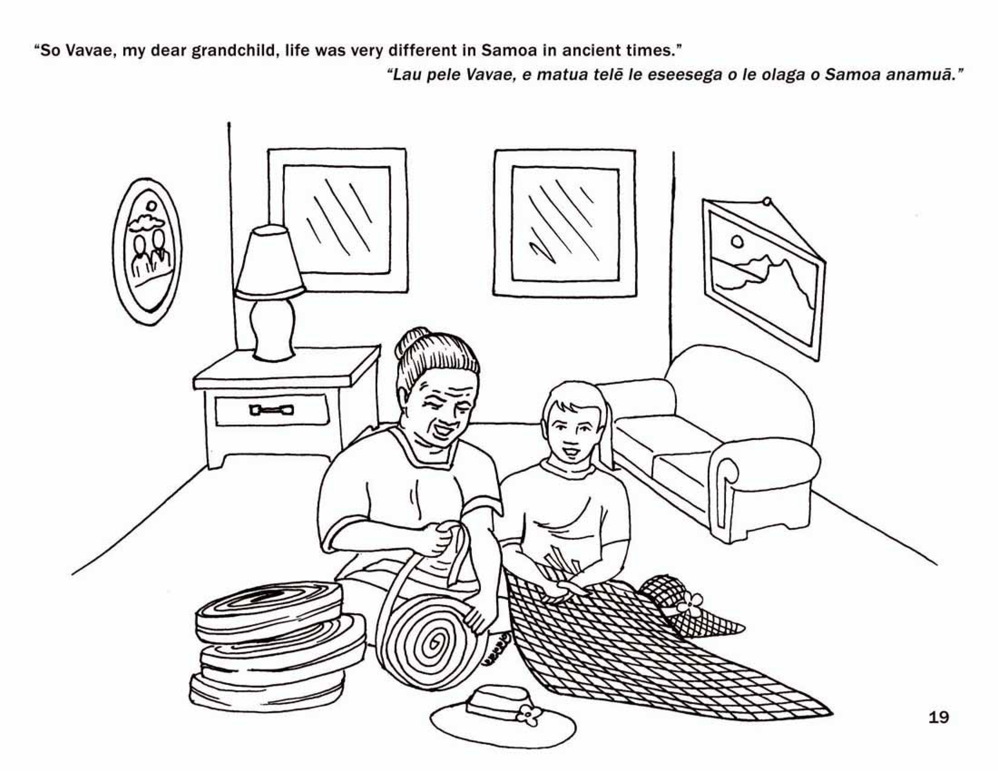 Ancient samoa coloring book us national park service