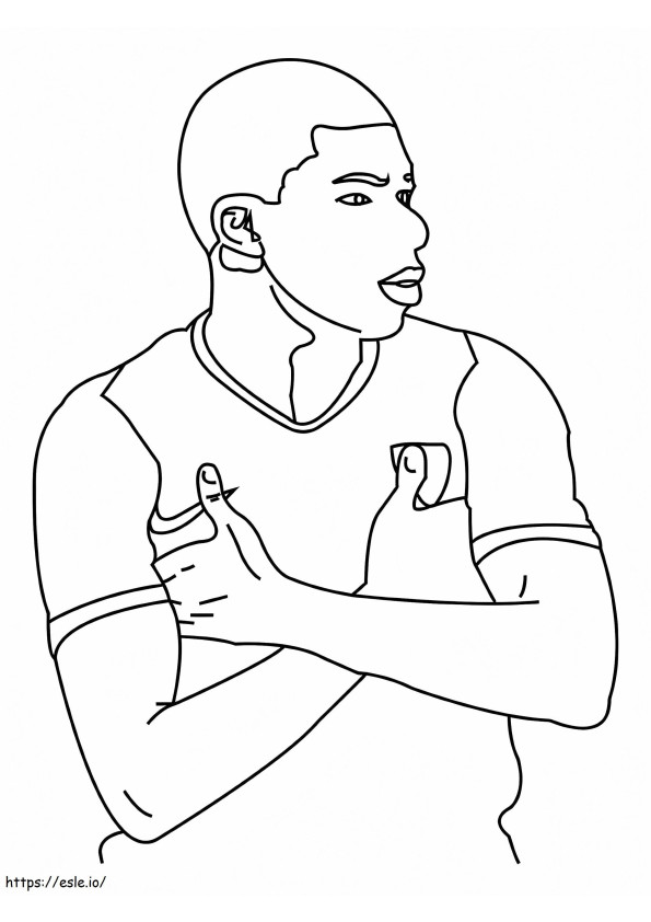 Kylian msc coloring page