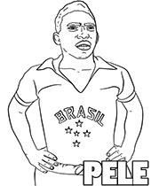 Robert lewandowski coloring page with best polish football player