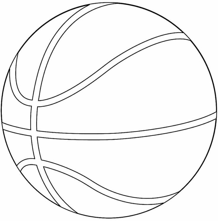 Coloring page with a ball dibujos de balon pelota de basquet dibujo pãginas para colorear