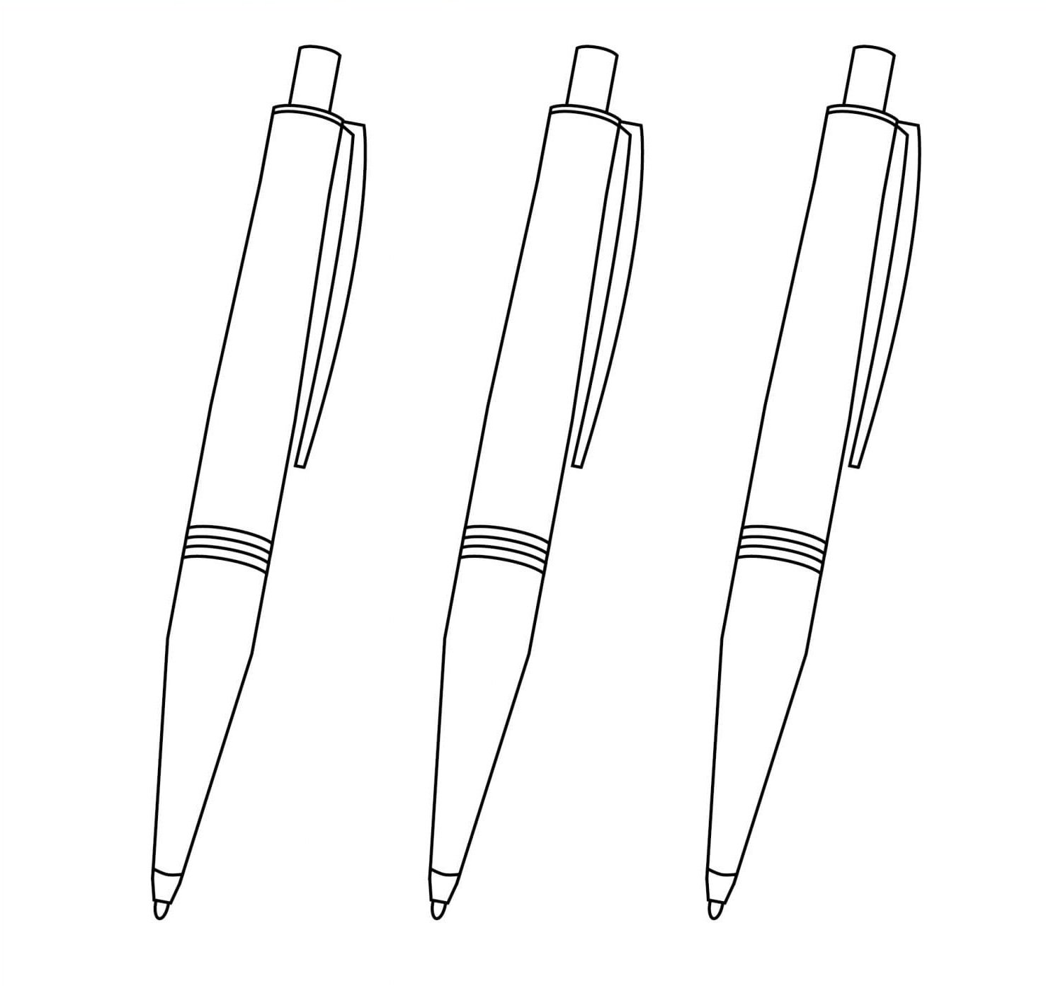 Pen coloring pages printable for free download