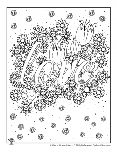 Valentines day adult coloring pages woo jr kids activities childrens publishing