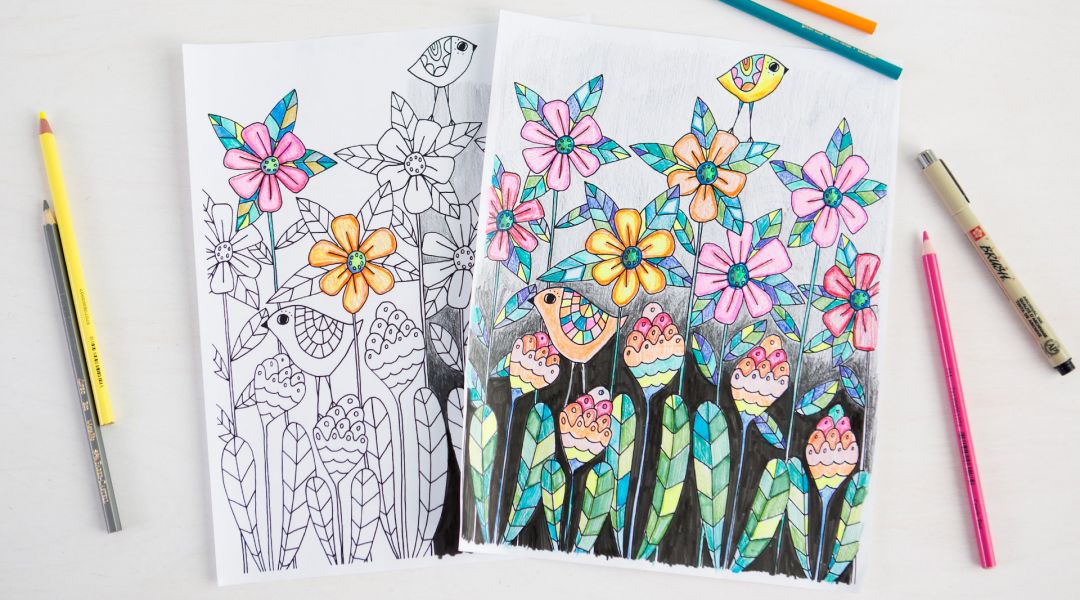 Coloring pages with courtney cerruti lisa congdon and pam garrison by courtney cerruti