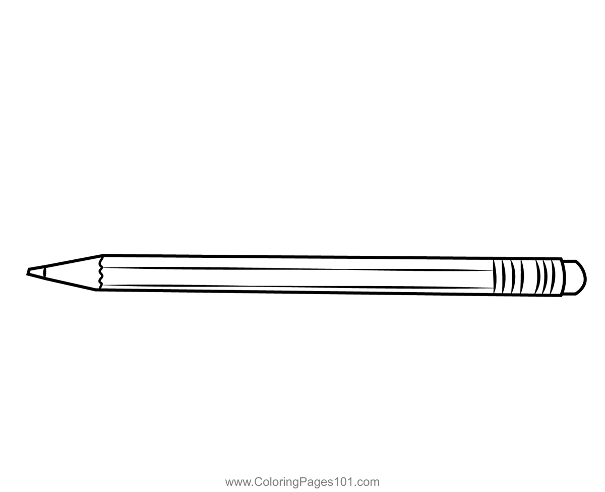 Pencil coloring page coloring pages school coloring pages coloring pages for kids