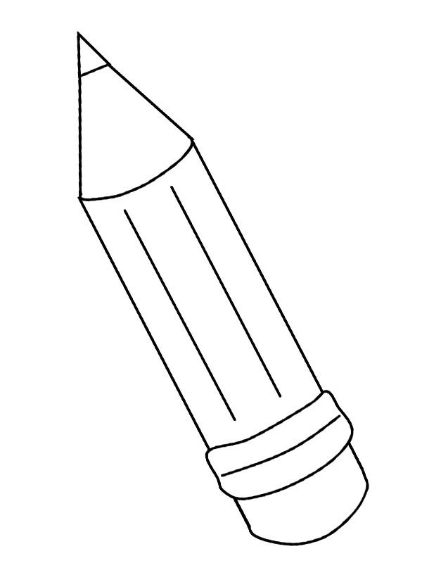 Pencil coloring page